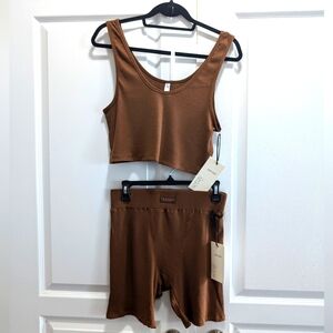 Seray Sleep Set in Mocha Brown- NWT